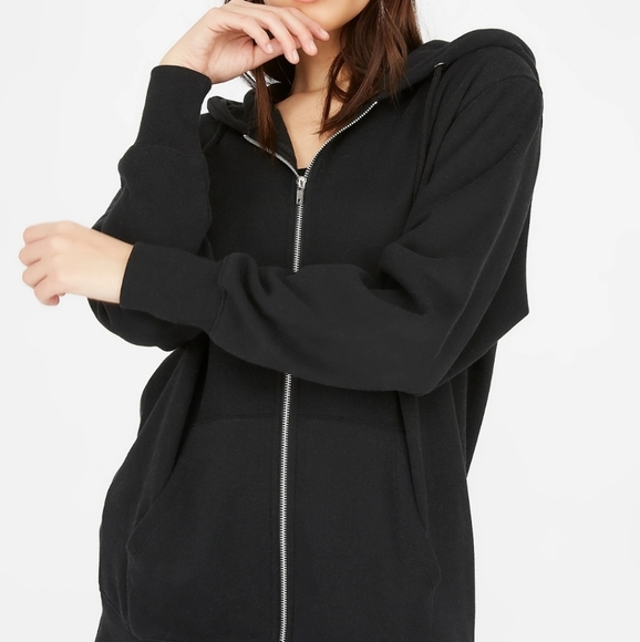 Streetwear Society Tops - NWOT Oversize zip-up hoodie